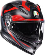 K7 Helmet - Glimpse - Matte Black/Red - Large (1)