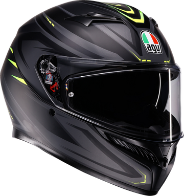K3 Helmet - Syth - Matte Black/Yellow Fluo - Small (1)