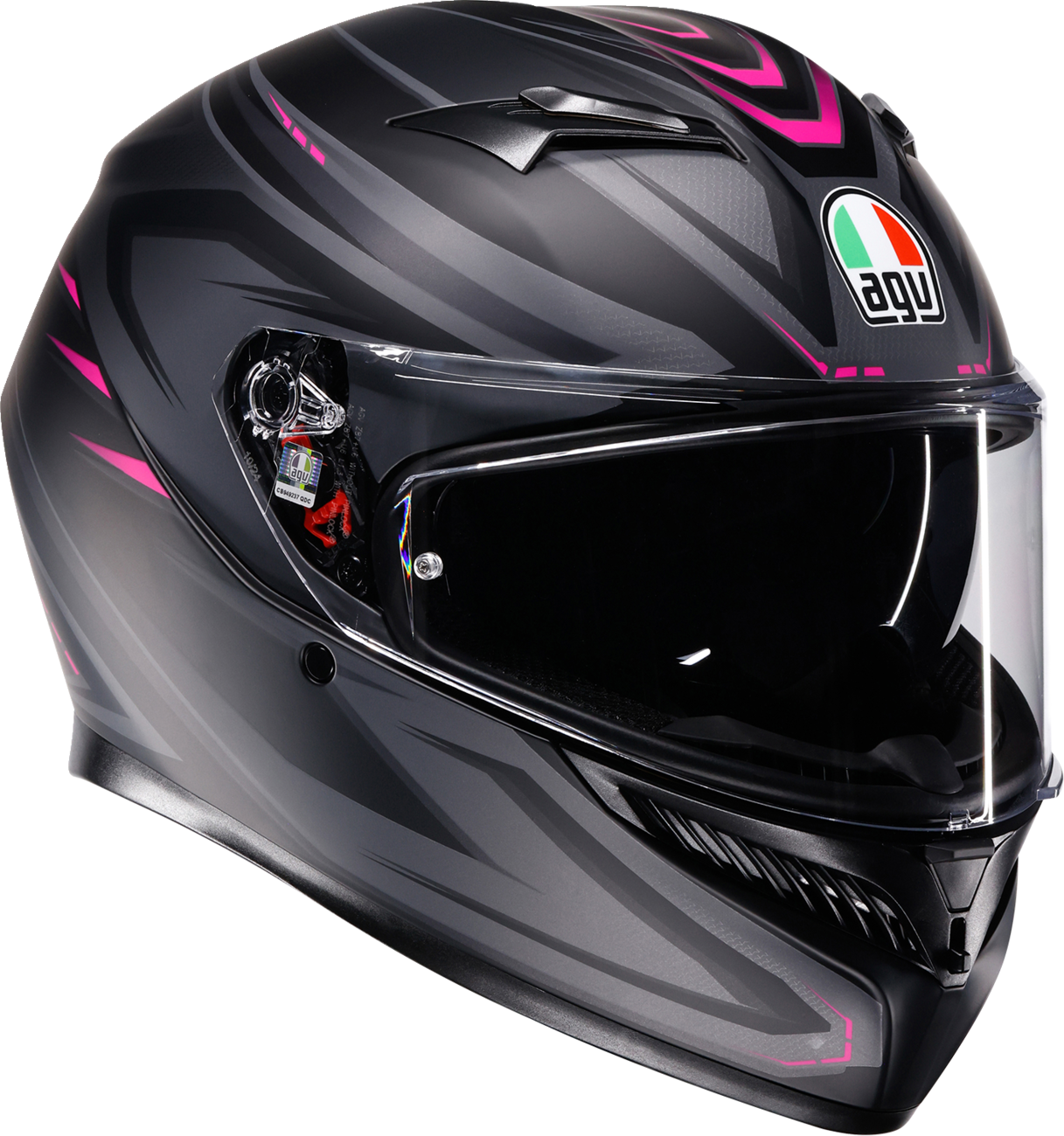 AGV K3 Helmet - Syth - Matte Black/Pink