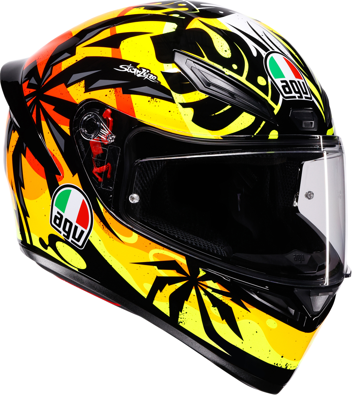 AGV K1 S Helmet - Tropicrush - Black/Orange