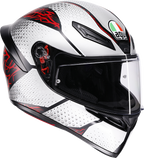 AGV K1 S Helmet - Speedarmor - Matte Black/Gray/Red