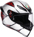 K1 S Helmet - Speedarmor - Matte Black/Gray/Red - Large (1)