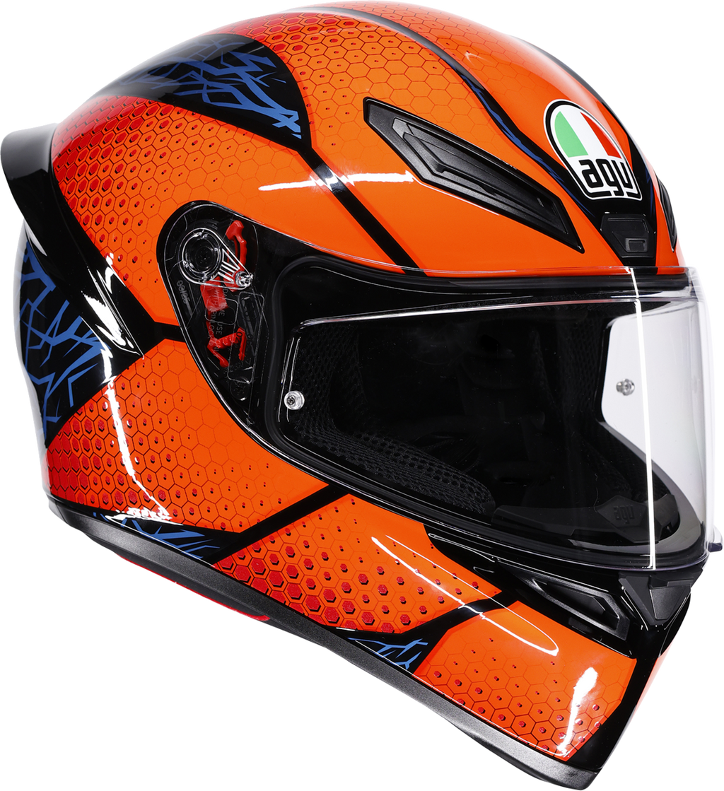 AGV K1 S Helmet - Speedarmor - Black/Orange/Blue