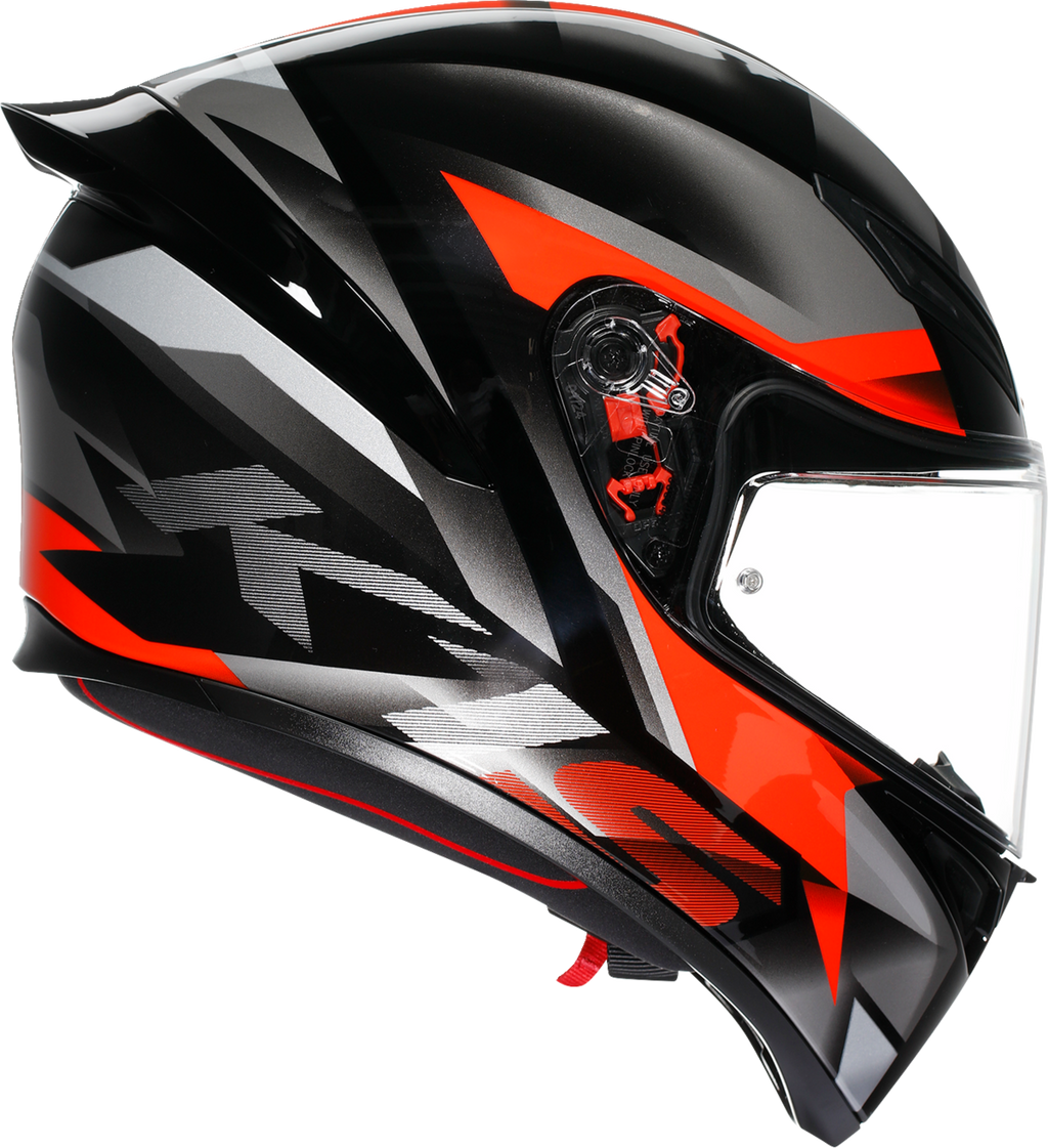 AGV K1 S Helmet - Fastlap - Black/Gray/Red - Medium