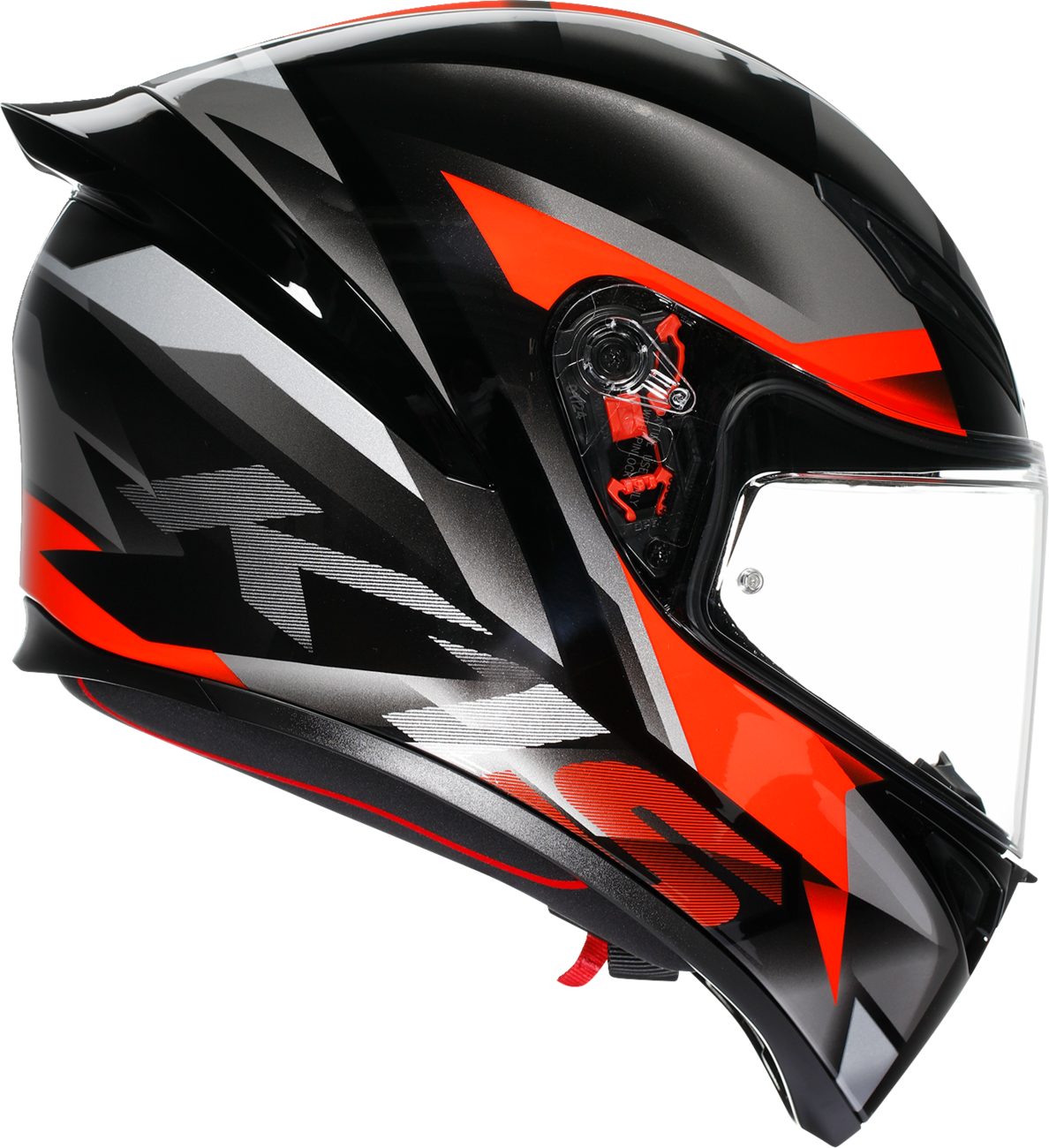 AGV K1 S Helmet - Fastlap - Black/Gray/Red - Medium