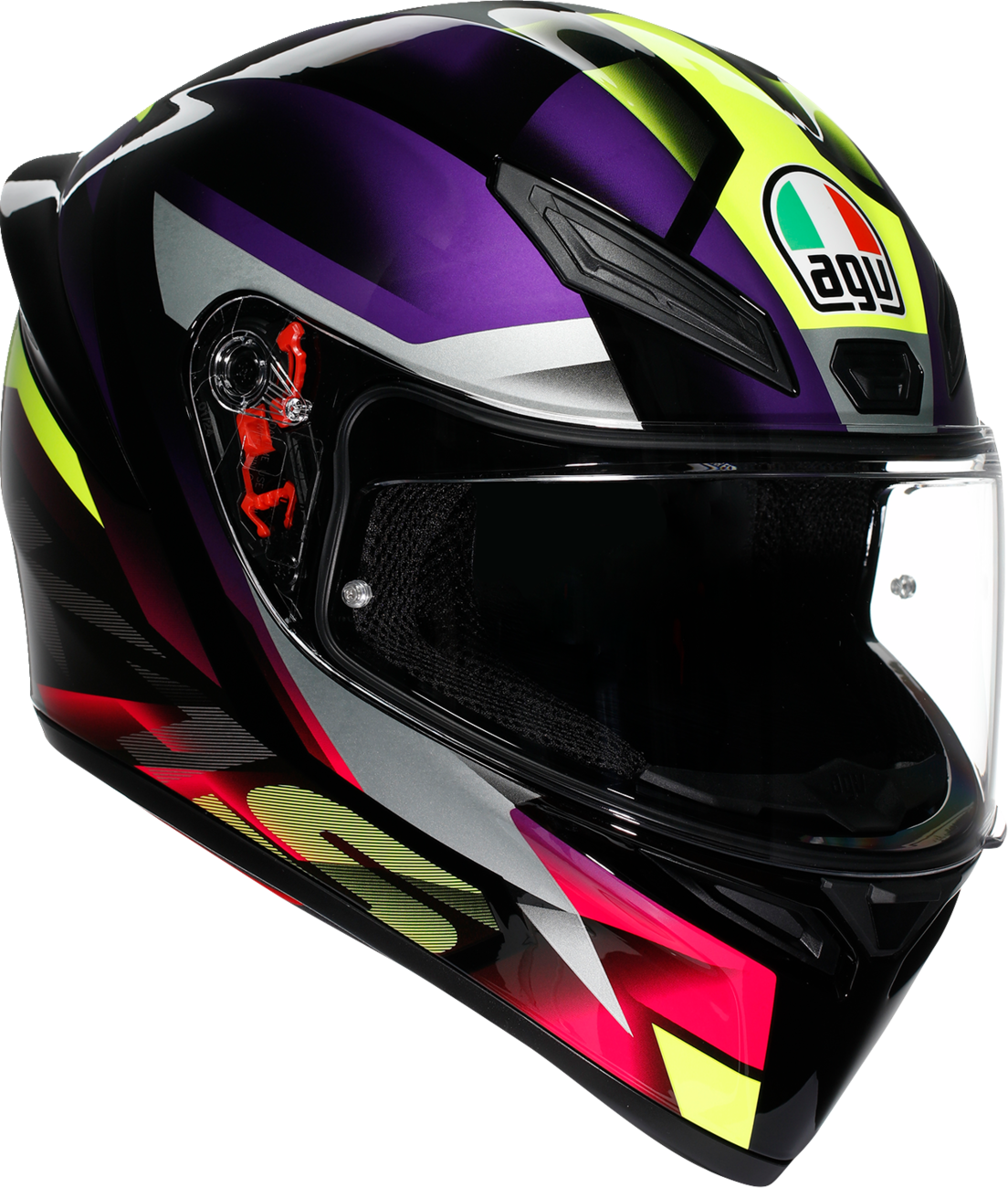 AGV K1 S Helmet - Fastlap - Black/Purple/Pink