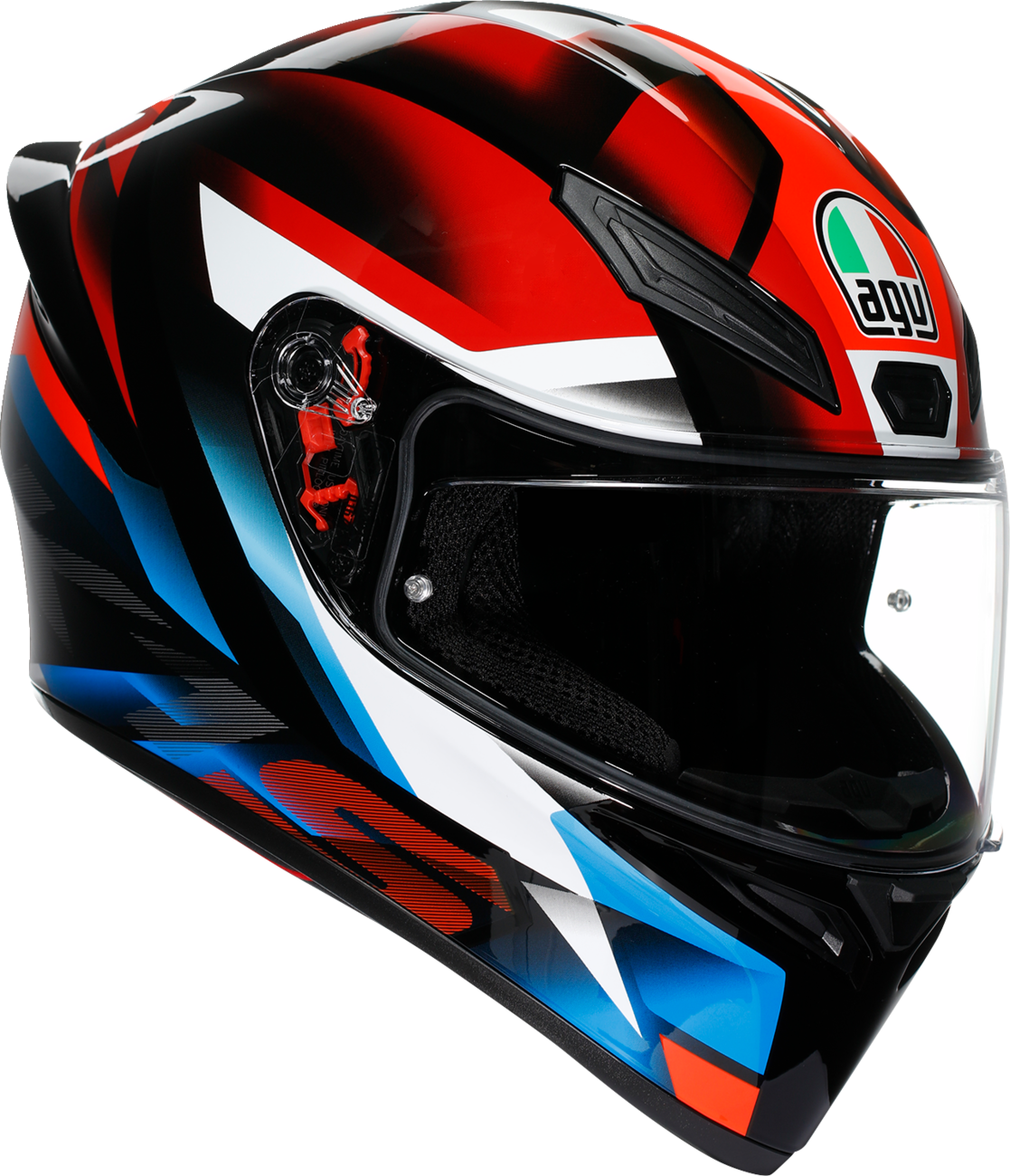 AGV K1 S Helmet - Fastlap - Black/Red/Blue