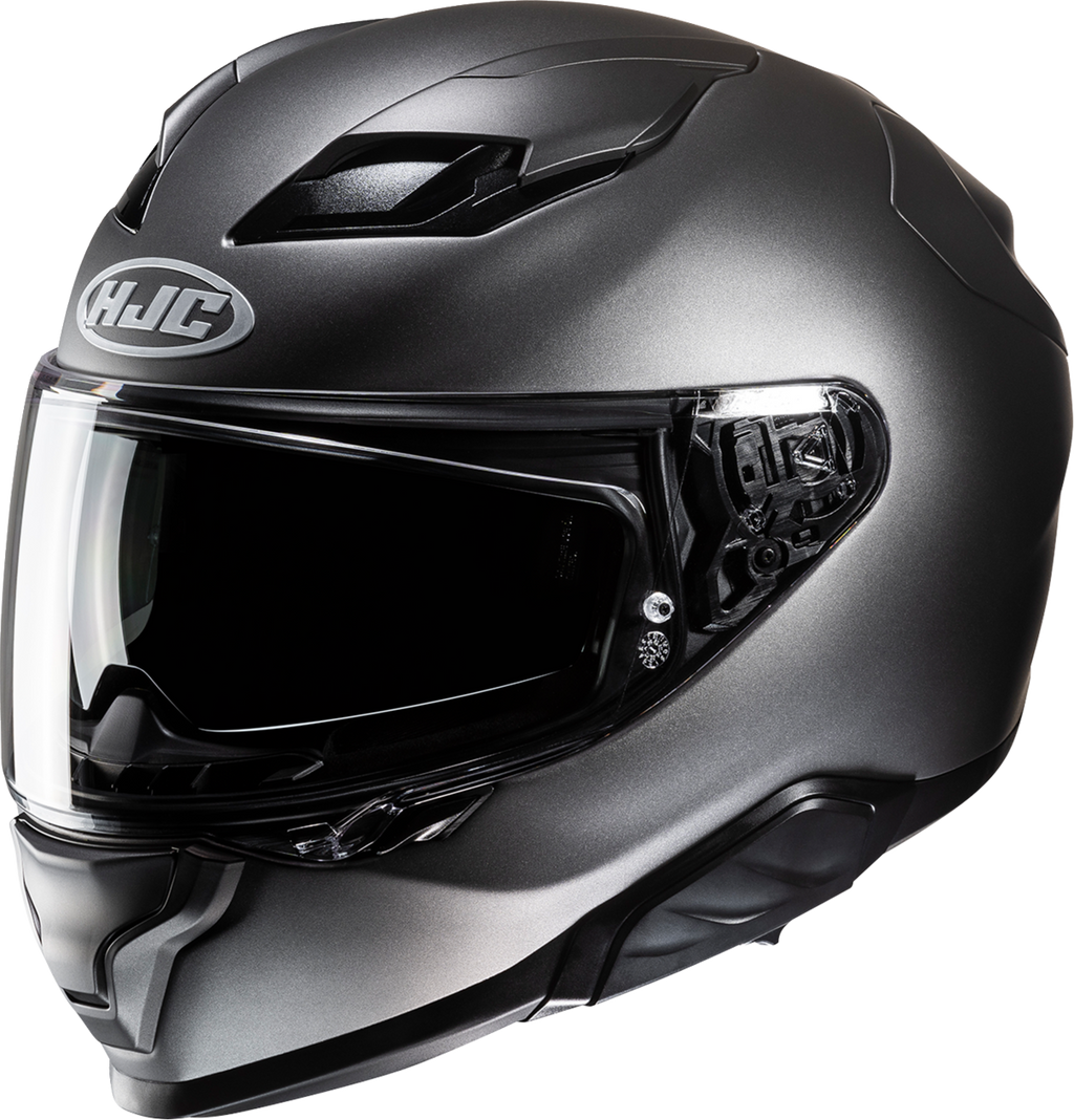 HJC F71 Helmet - Solid - Semi-Flat Black Titanium