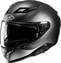 F71 Helmet - Solid - Semi-Flat Titanium - Large (1)