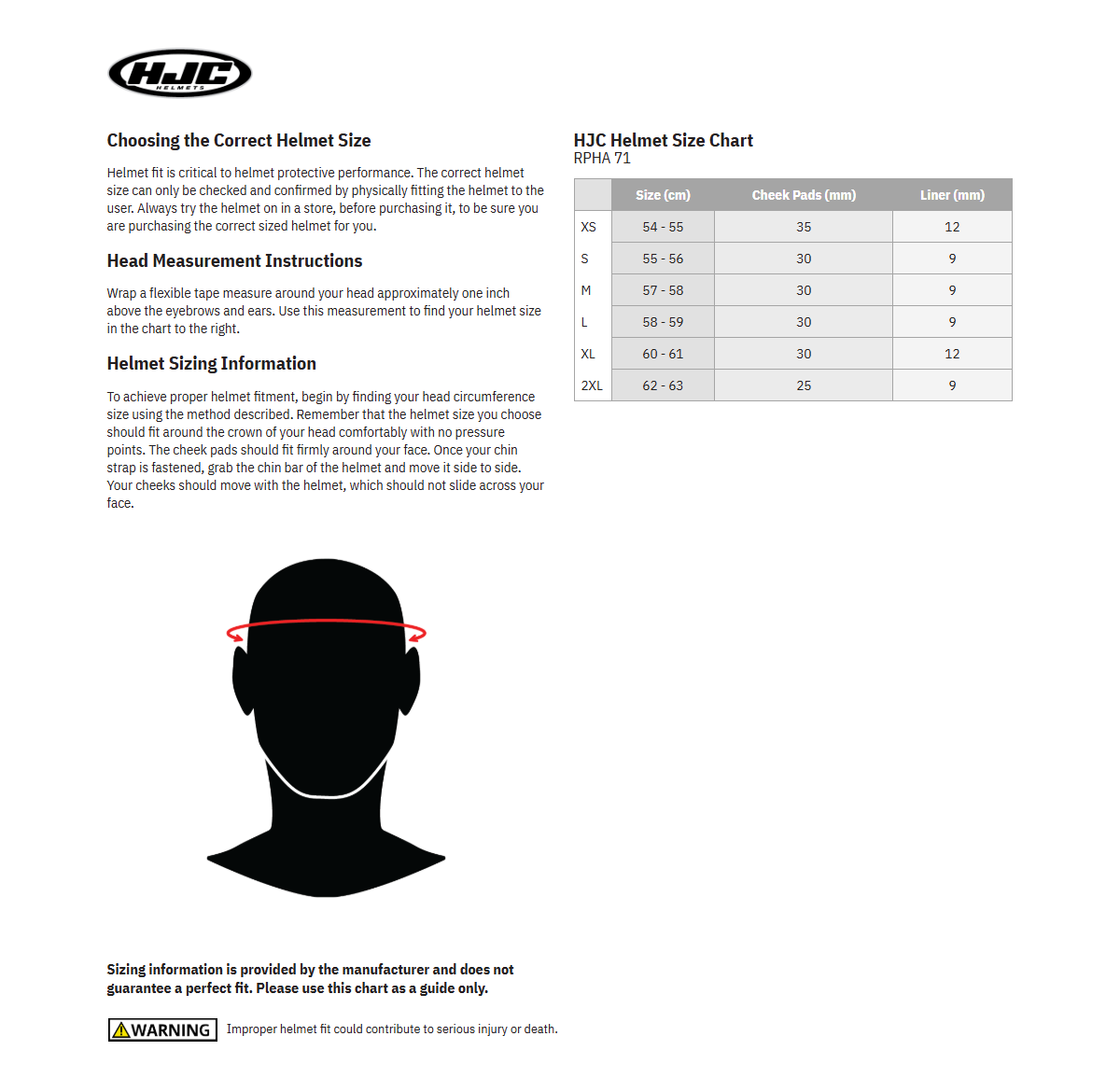 HJC RPHA 71 Helmet - Frepe - MC2SF