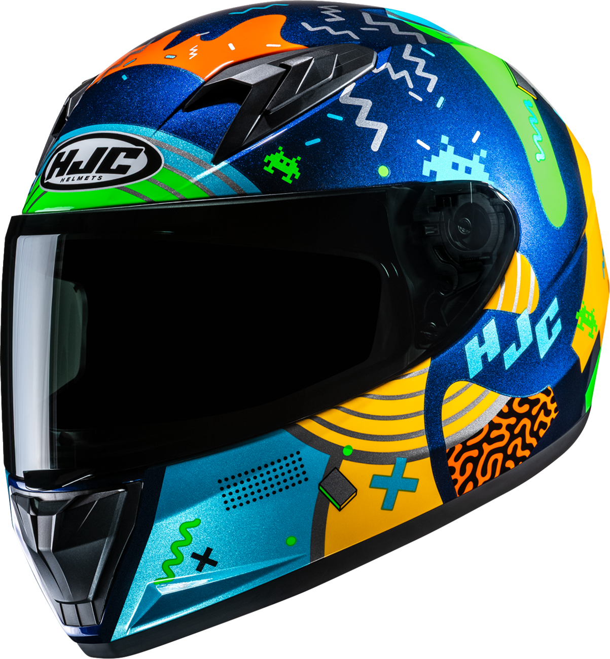 HJC Youth Y10 Helmet - Mika - MC23 - Small