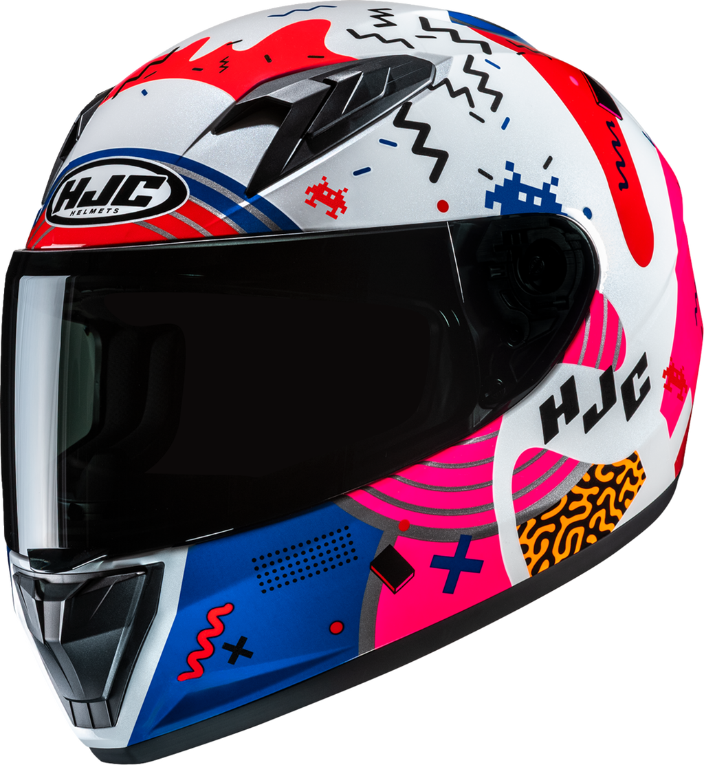 HJC Youth Y10 Helmet - Mika - MC28 - Large