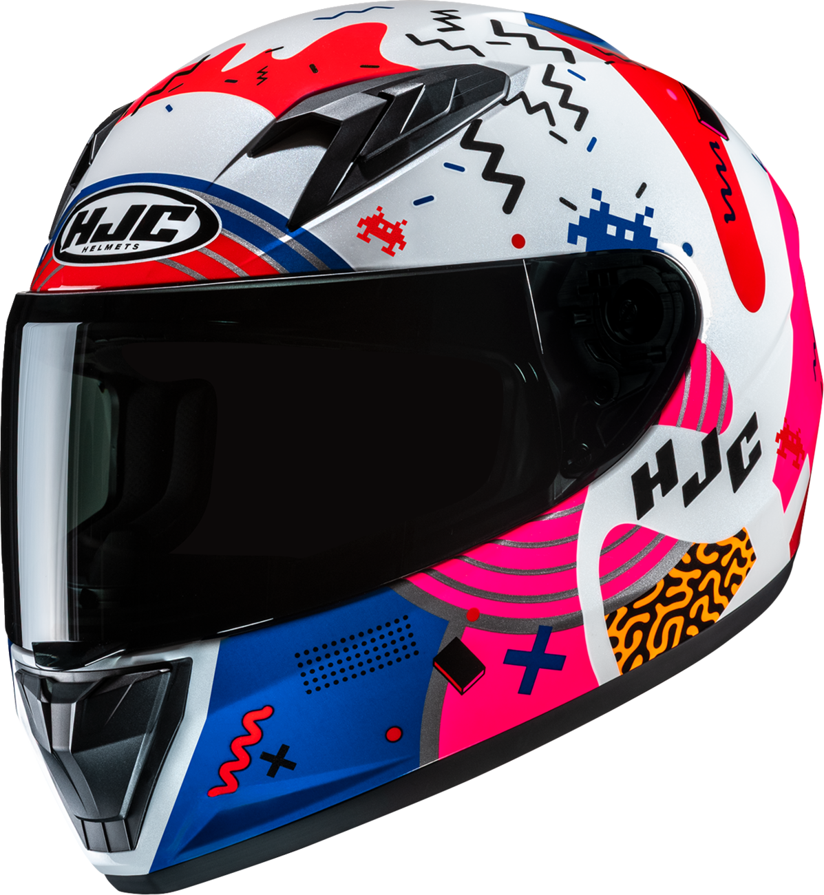 HJC Youth Y10 Helmet - Mika - MC28 - Large