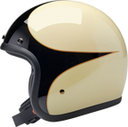 Biltwell Bonanza Helmet - White/Black