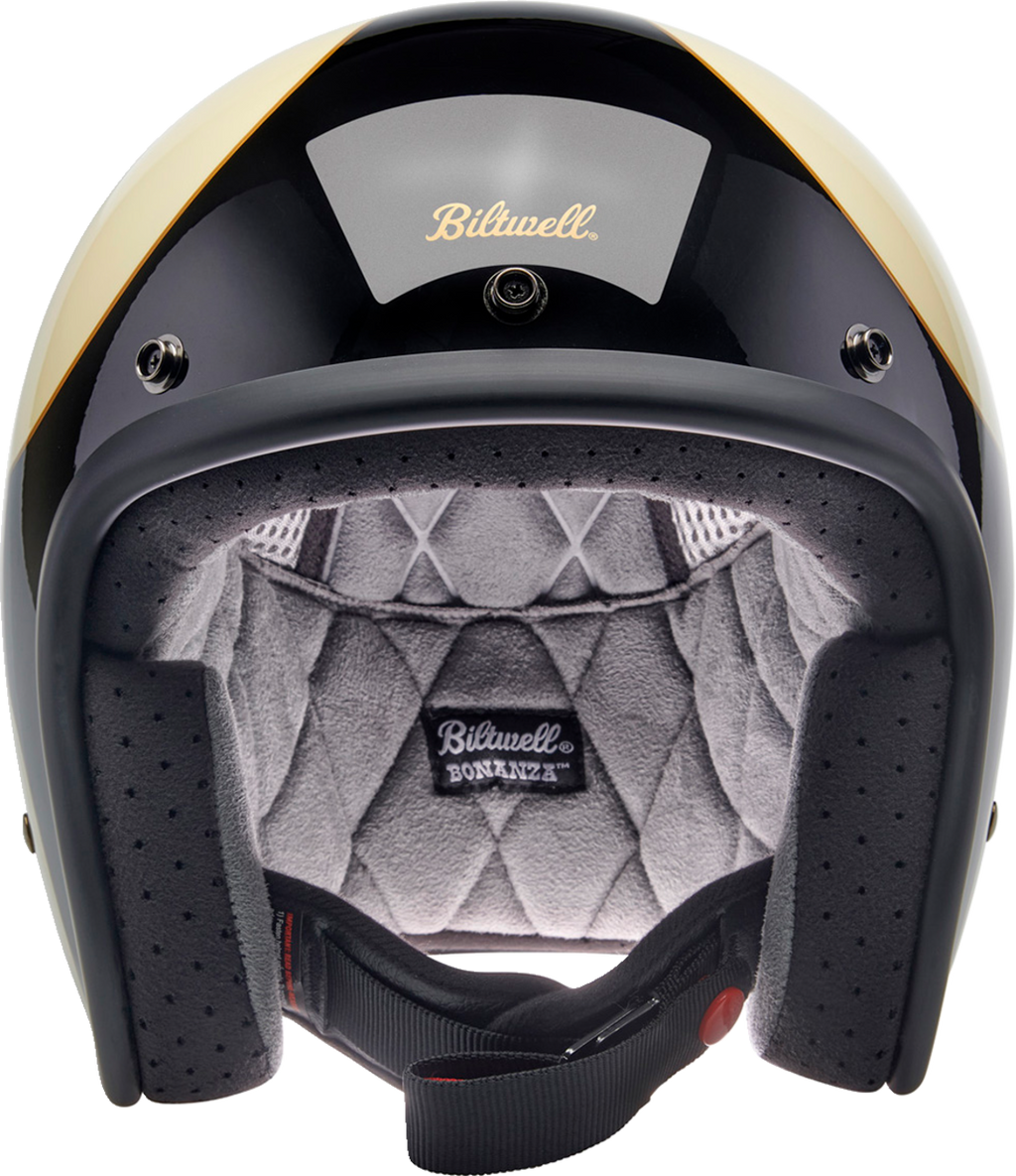 Biltwell Bonanza Helmet - White/Black