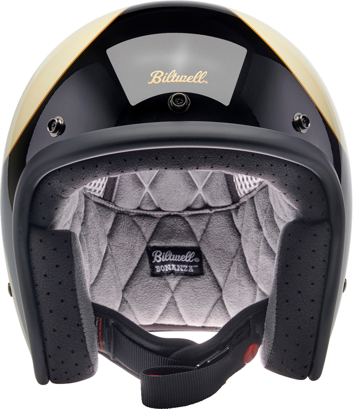Biltwell Bonanza Helmet - White/Black