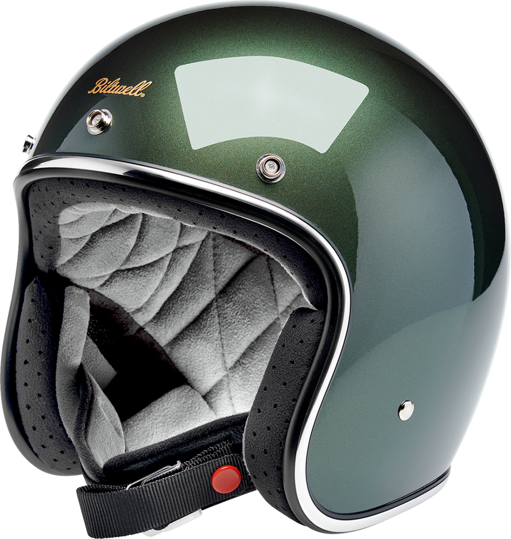 Biltwell Bonanza Metallic Sierra Green Helmet