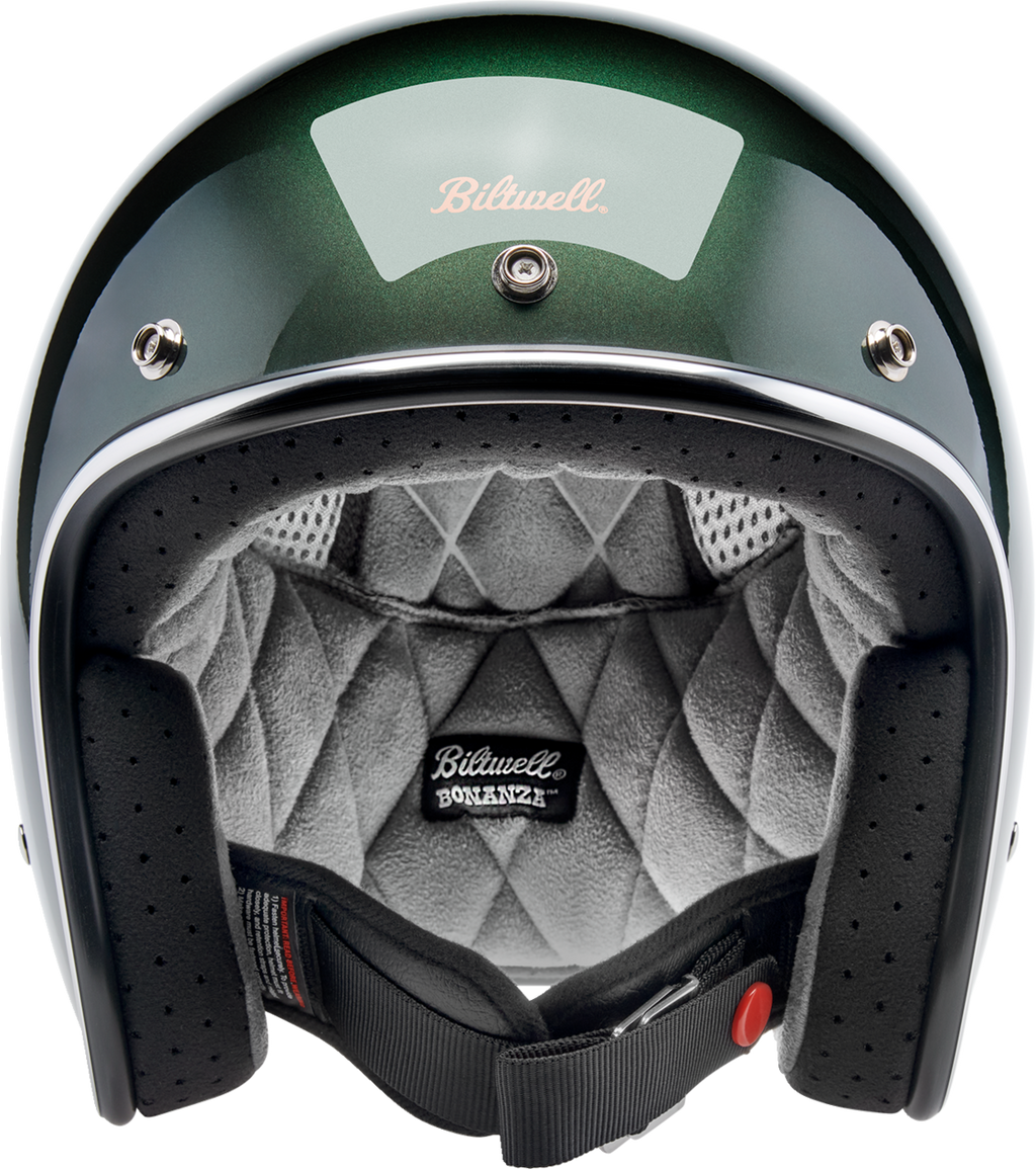 Biltwell Bonanza Metallic Sierra Green Helmet