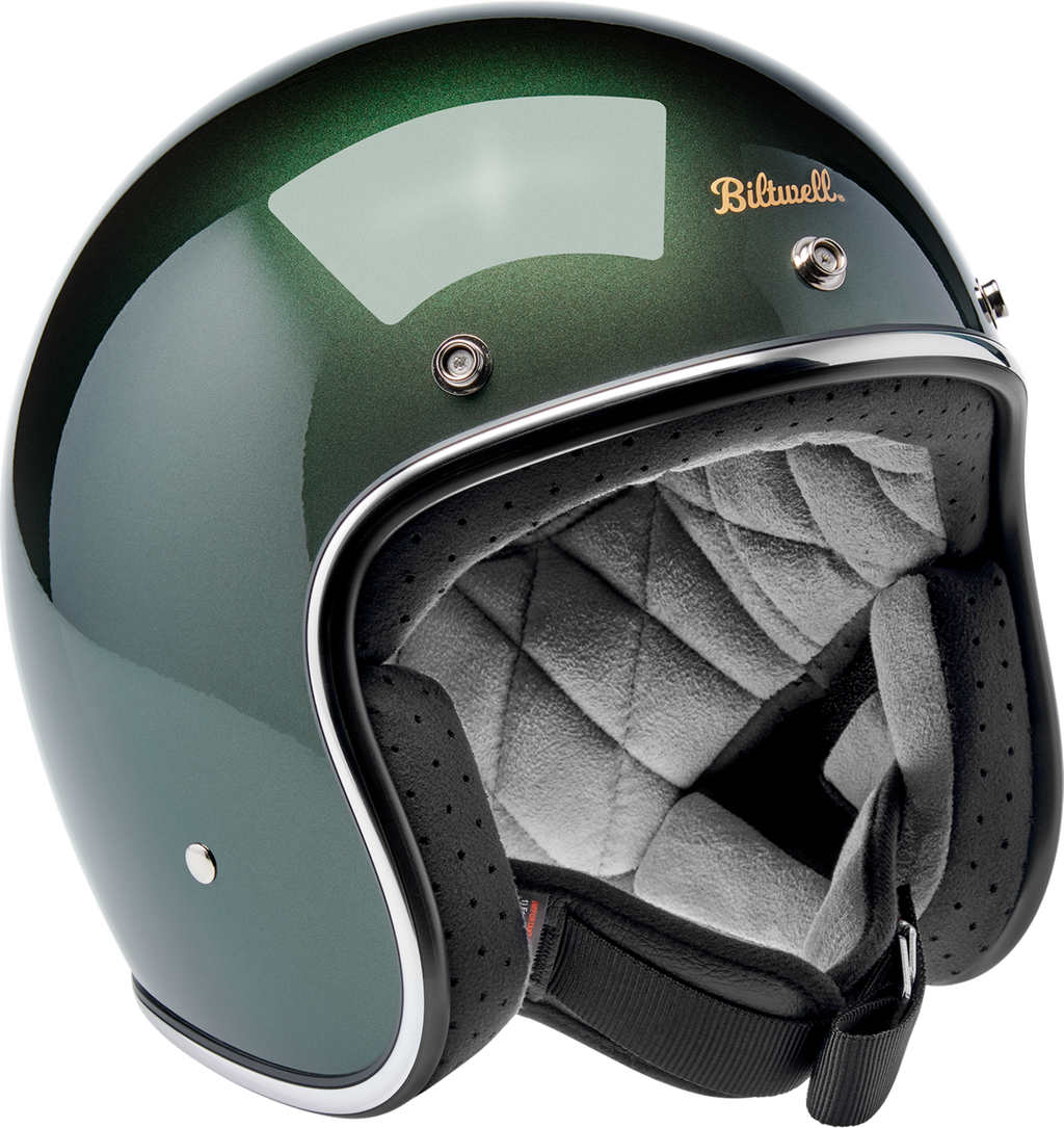 Biltwell Bonanza Metallic Sierra Green Helmet