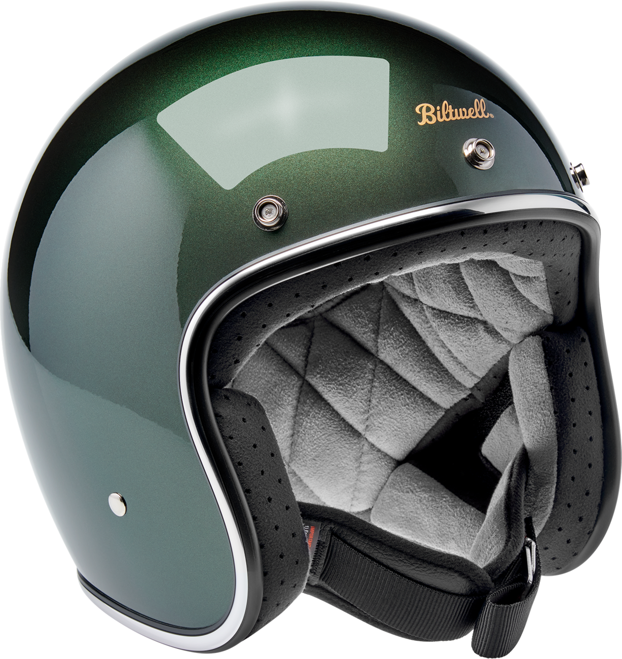 Biltwell Bonanza Metallic Sierra Green Helmet