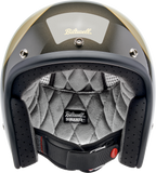 Biltwell Bonanza Metallic Charcoal/champagne Scallop Helmet