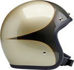 Biltwell Bonanza Metallic Charcoal/champagne Scallop Helmet
