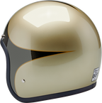 Biltwell Bonanza Metallic Charcoal/champagne Scallop Helmet