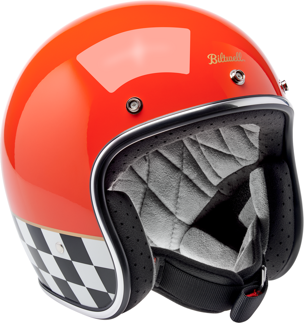 Biltwell Bonanza Competition Orange Helmet