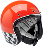 Biltwell Bonanza Competition Orange Helmet