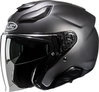 F31 Helmet - Solid - Semi-Flat Titanium - XS (1)