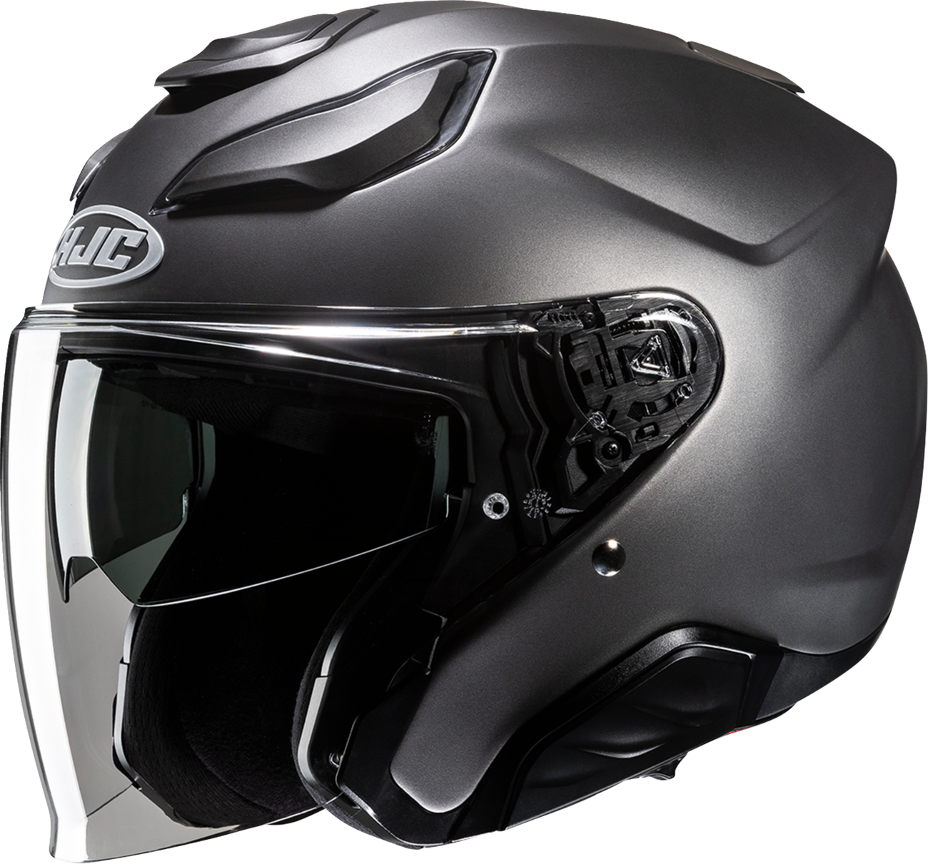 HJC F31 Helmet - Solid - Semi-Flat Titanium