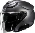 F31 Helmet - Solid - Semi-Flat Titanium - Large (1)