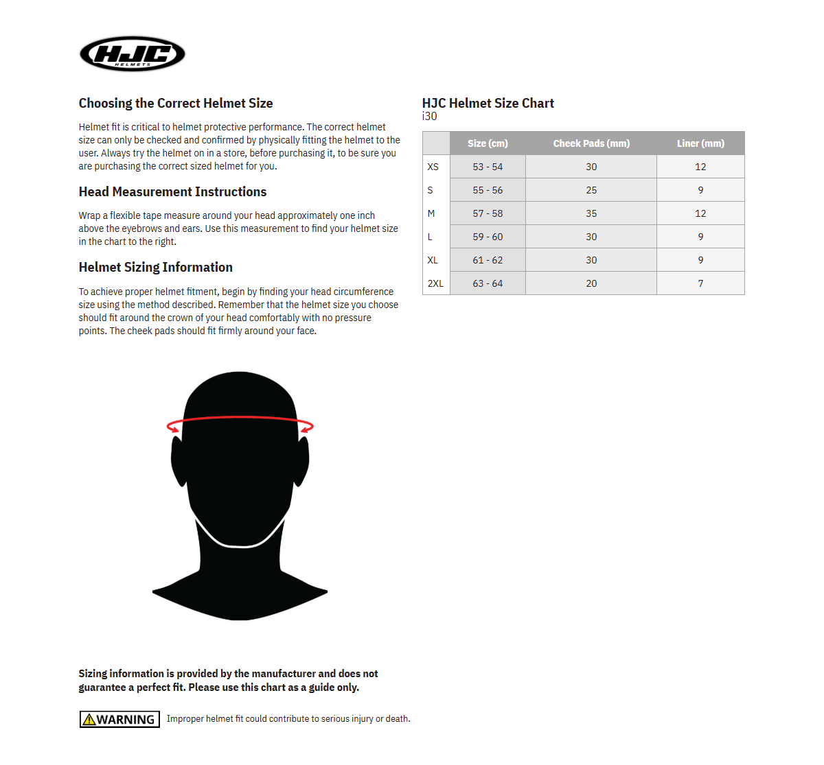 HJC i30 Helmet - Vicom - MC27SF - XS