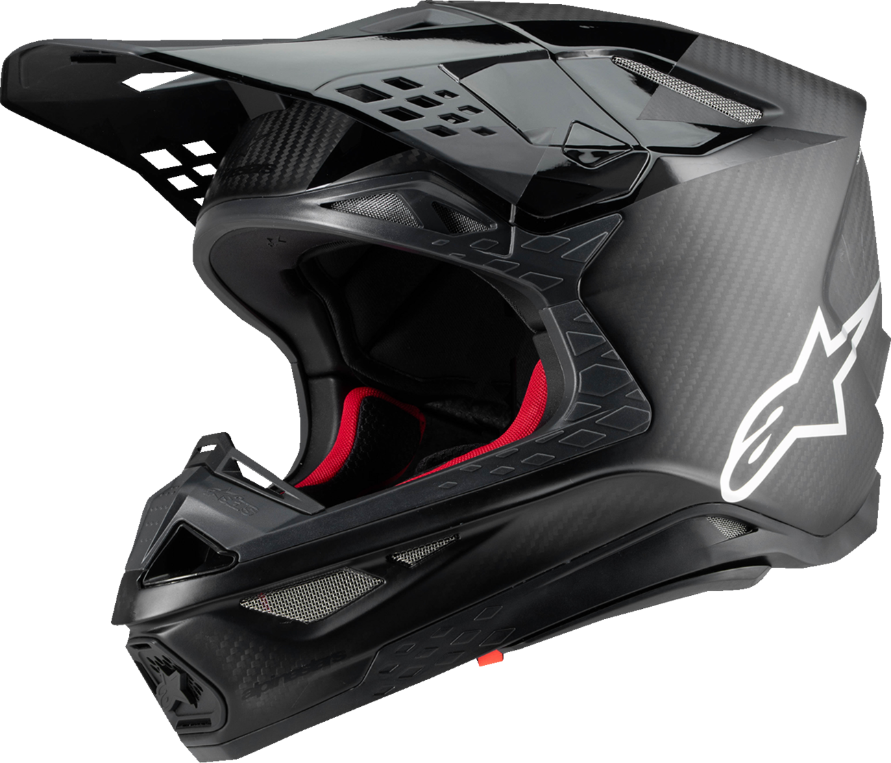 Alpinestars Supertech M10 Helmet - Fame - MIPS® - Black Carbon