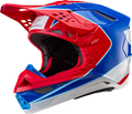 ALPINESTARS Supertech M10 Helmet - Aeon - MIPS® - Gloss Bright Red/Blue - XL