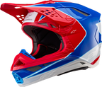 ALPINESTARS Supertech M10 Helmet - Aeon - MIPS® - Gloss Bright Red/Blue - XL