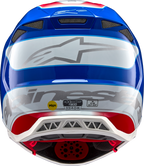 ALPINESTARS Supertech M10 Helmet - Aeon - MIPS® - Gloss Bright Red/Blue - XL