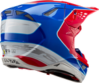 ALPINESTARS Supertech M10 Helmet - Aeon - MIPS® - Gloss Bright Red/Blue - XL