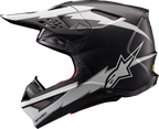ALPINESTARS Supertech M10 Helmet - Ampress - MIPS® - Matte Black/White - XS