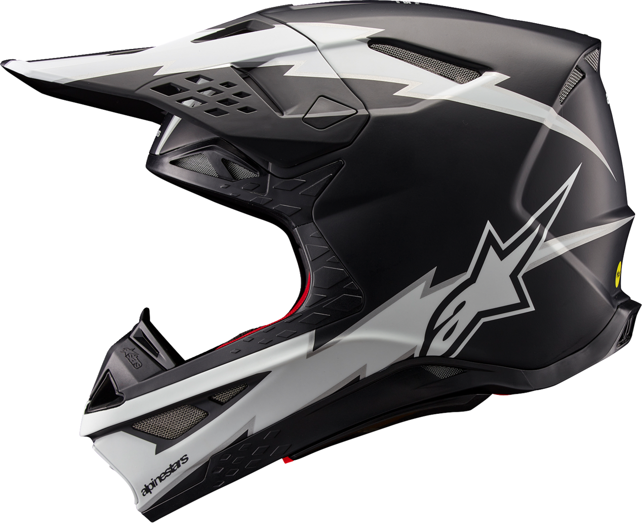 ALPINESTARS Supertech M10 Helmet - Ampress - MIPS® - Matte Black/White - XS