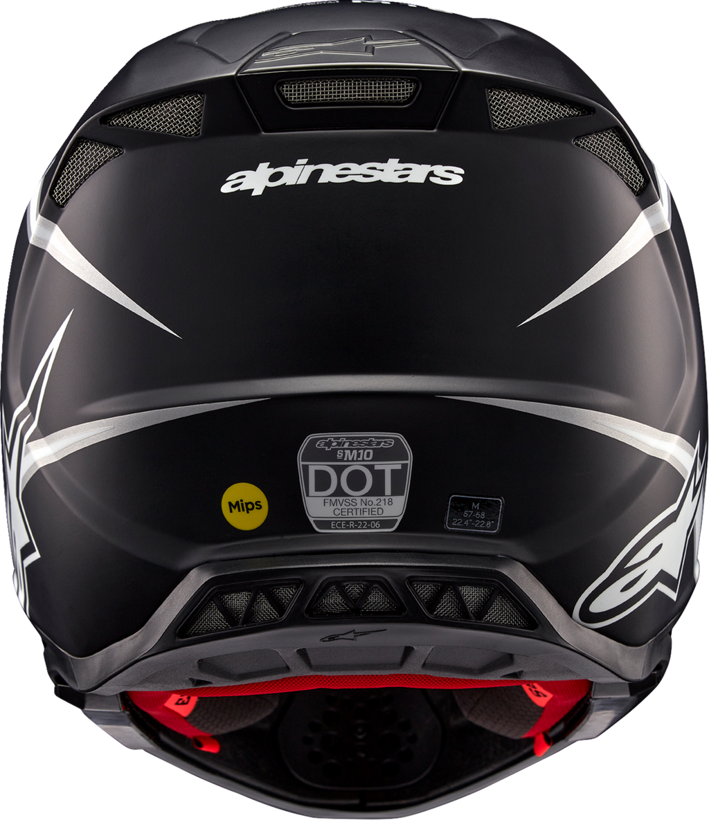 ALPINESTARS Supertech M10 Helmet - Ampress - MIPS® - Matte Black/White - XS