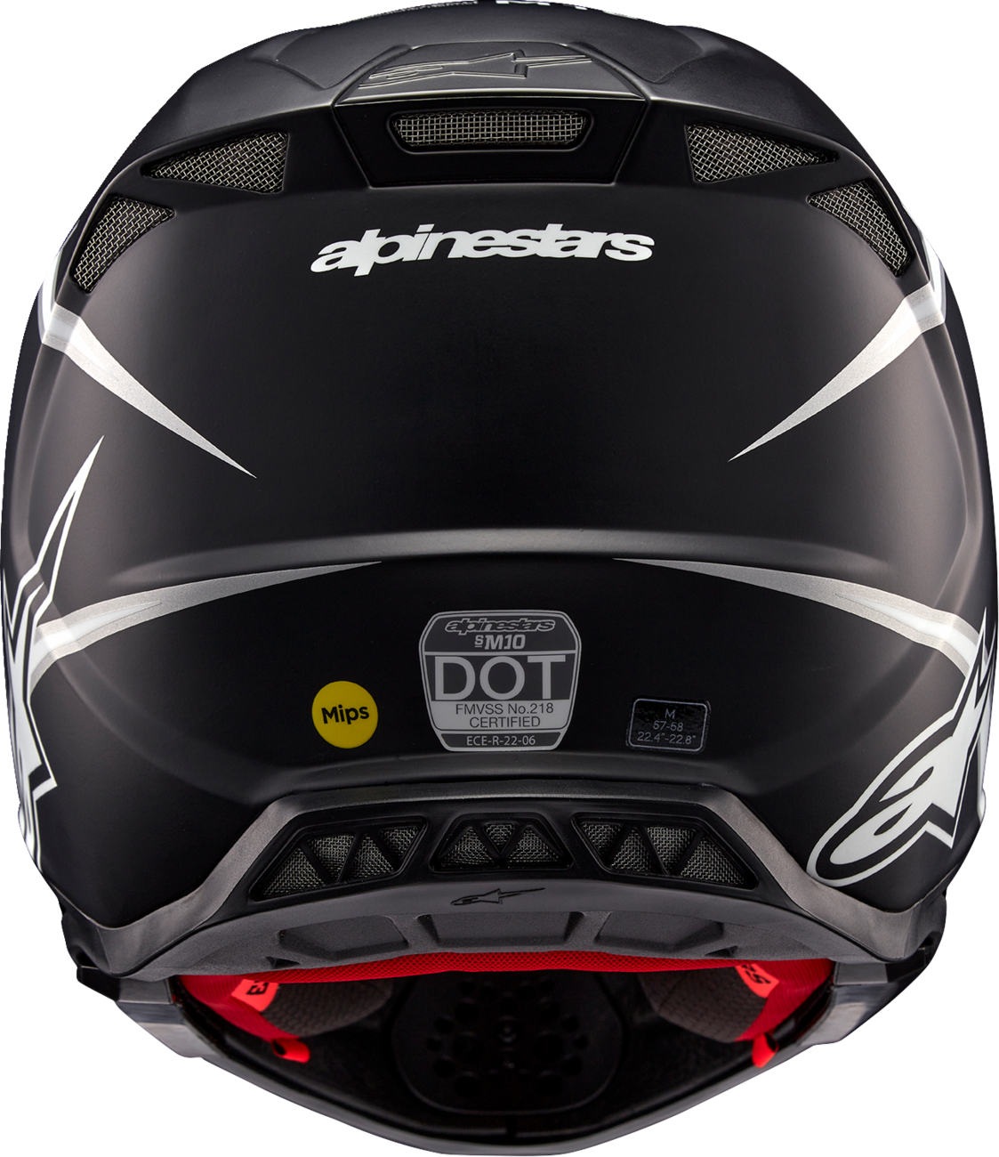 ALPINESTARS Supertech M10 Helmet - Ampress - MIPS® - Matte Black/White - XS