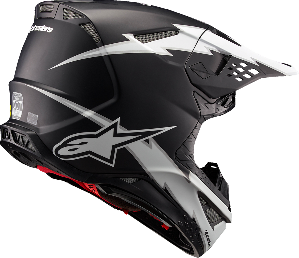 ALPINESTARS Supertech M10 Helmet - Ampress - MIPS® - Matte Black/White - XS