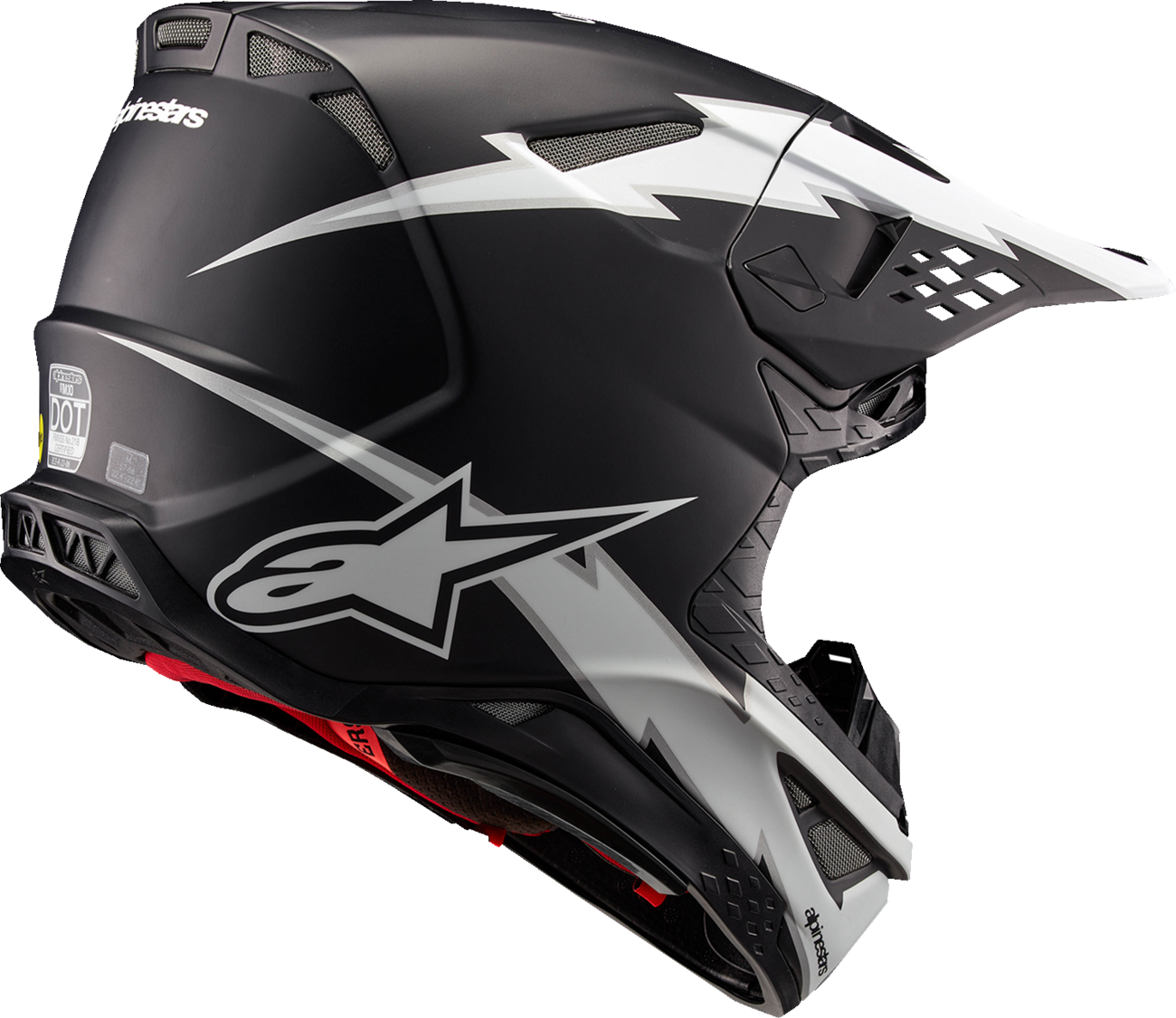 ALPINESTARS Supertech M10 Helmet - Ampress - MIPS® - Matte Black/White - XS