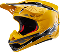 ALPINESTARS Supertech M10 Helmet - Ampress - MIPS® - Gloss Black/Yellow - Medium