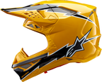 ALPINESTARS Supertech M10 Helmet - Ampress - MIPS® - Gloss Black/Yellow - Medium