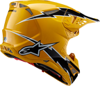 ALPINESTARS Supertech M10 Helmet - Ampress - MIPS® - Gloss Black/Yellow - Medium