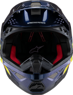 ALPINESTARS Supertech M10 Helmet - TLD Edition 25 - MIPS® - Gloss Dark Blue/Orange/Yellow/Fluo Red - XL