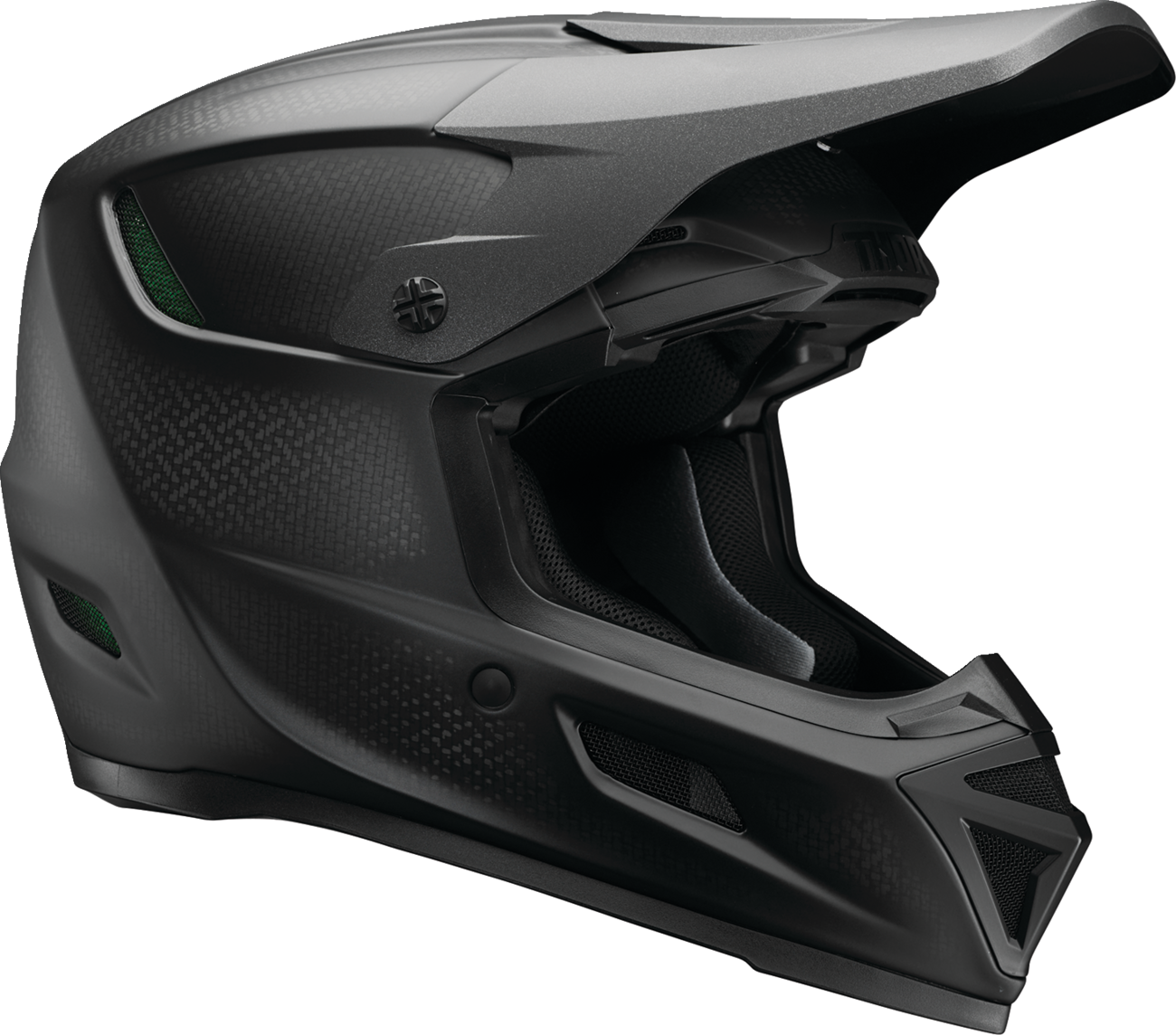 Thor Reflex Sport Carbon Stealth Helmet - Black