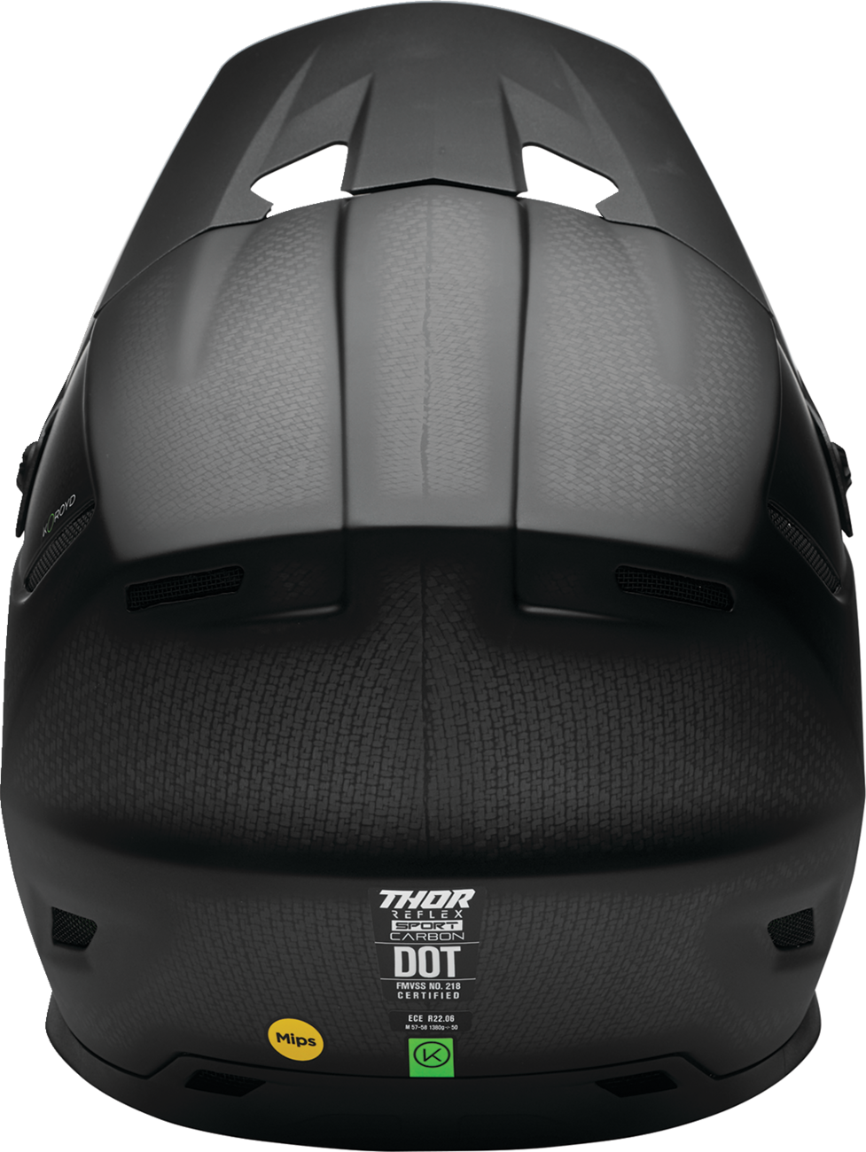 Thor Reflex Sport Carbon Stealth Helmet - Black